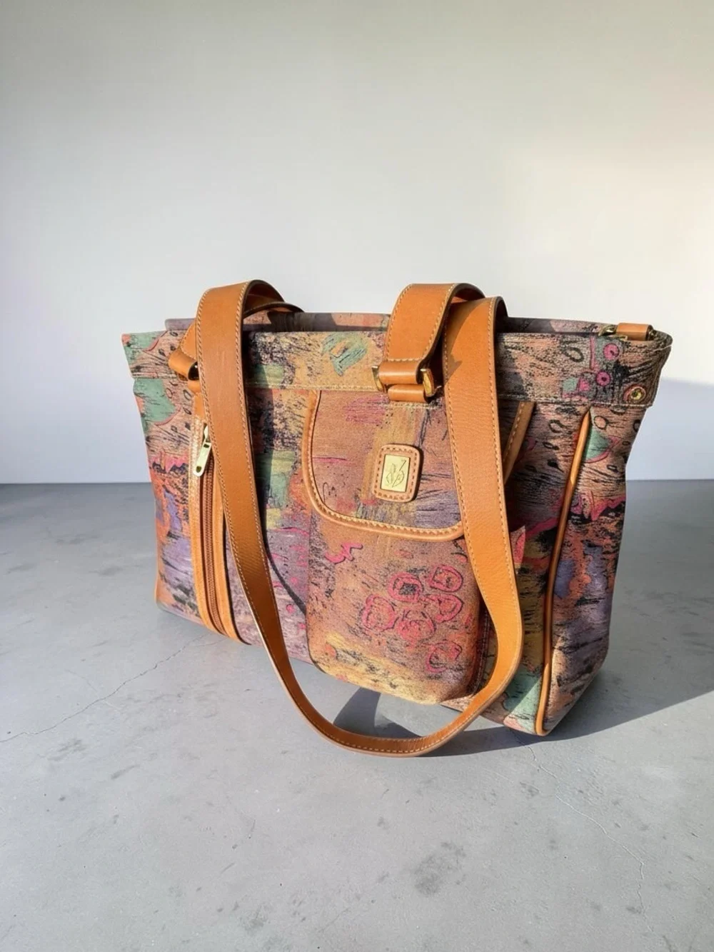 Vincent Van Gogh Multicolor Tote Paris Amsterdam Purse